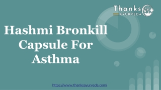 Hashmi Bronkill Capsule For Asthma