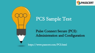 Pulse Connect Secure PCS Exam Dumps