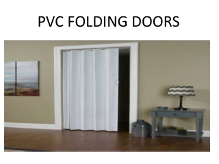 PVC Folding Doors