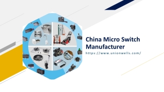 China Micro Switch Manufacturer