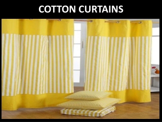 Cotton Curtains