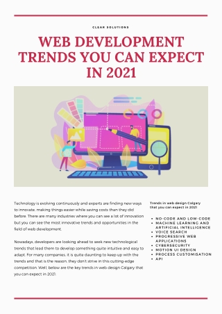 Web Development Trends You can Expect in 2021