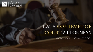 Texas Contempt Of Court Attorneys