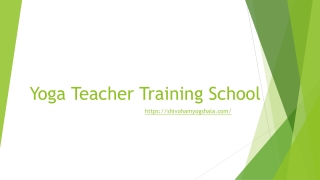 Yoga Teacher Training School 2