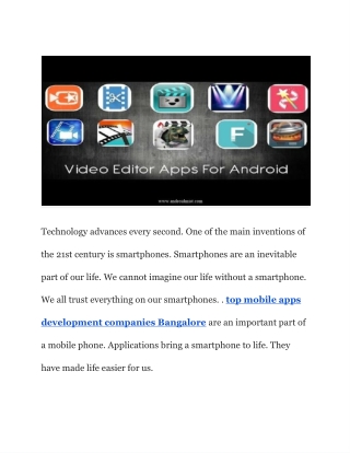 Some Good Android Apps for Video Editing?