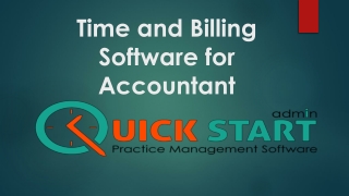 Time and Billing Software for Accountant