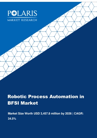 Robotic Process Automation in BFSI Market