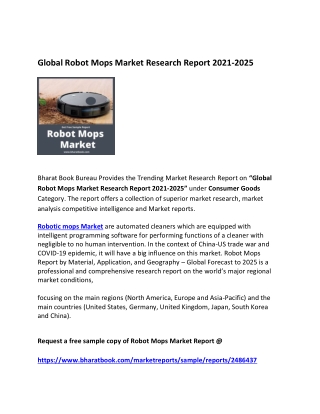 Global Robot Mops Market Forecast 2021-2025