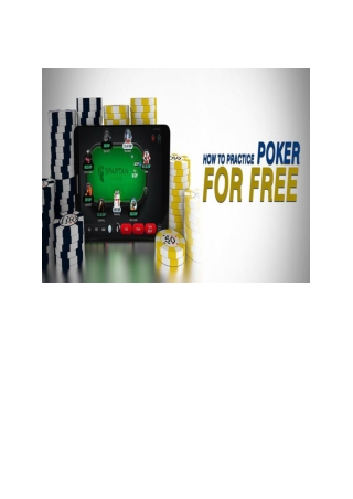How to play free onliHow To Play Free Online Poker Games - Spartanne poker games