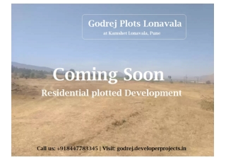 Godrej Plots Kamshet Lonavala Pune Brochure | Residential Plotted development