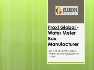 Top Water Meter Box Manufacturer in India