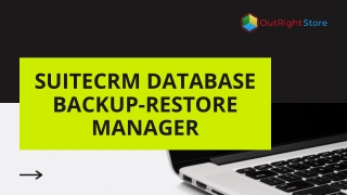 SuiteCRM Database Backup Restore Manager