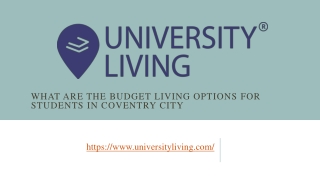 What are the budget Living Options for Students in Coventry City