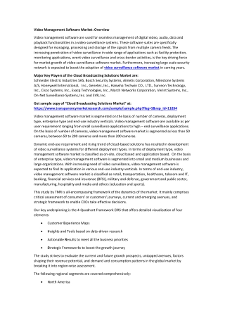 Video Management Software Market