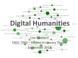 Digital Humanities