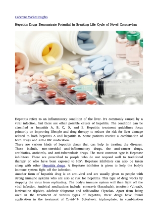 Hepatitis Drugs 29