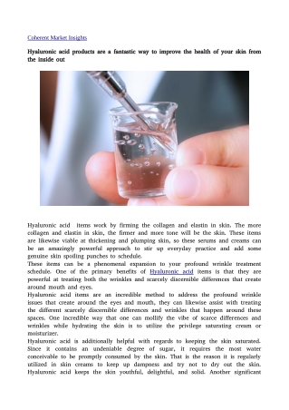 Hyaluronic acid 29