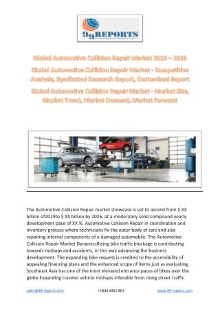 automotive collision repair