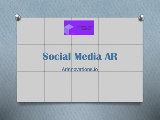 Social Media AR - Arinnovations.io