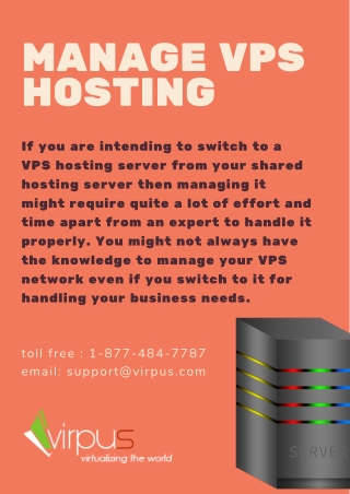 Manage VPS Hosting