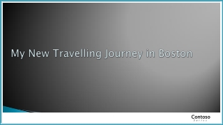 My New Travelling Journey in Boston