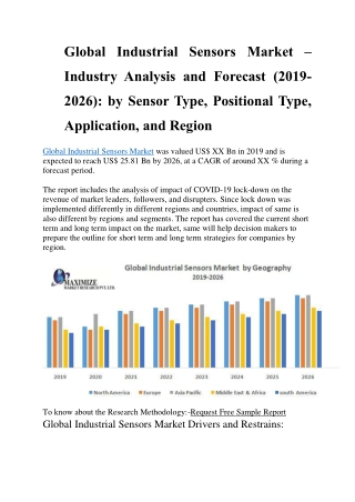 Global Industrial Sensors Market