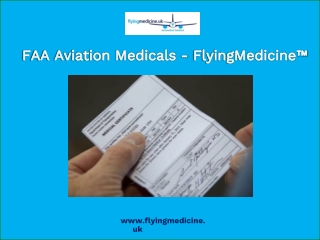 FAA Aviation Medicals - FlyingMedicine™