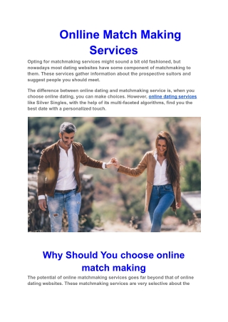 Onlline Match Making Services (1)