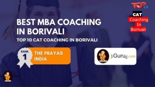 Best MBA Coaching in Borivali