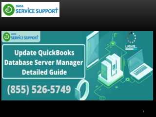 Know the steps to Update QuickBooks Database Server Manager