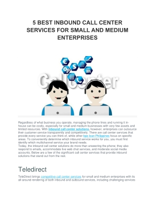 5 BEST INBOUND CALL CENTER SERVICES FOR SMALL AND MEDIUM ENTERPRISES-converted (1)