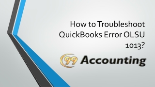 QuickBooks OLSU 1013 Bank Feed Error