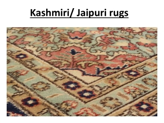 Kashmiri rugs