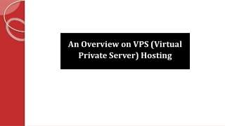 An Overview on VPS (Virtual Private Server) Hosting