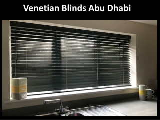 Venetian Blinds Abu Dhabi