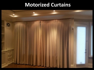 Motorized Curtains in Dubai