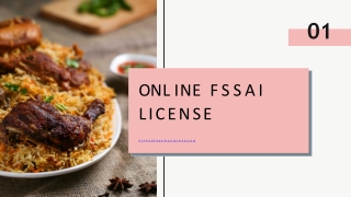 FSSAI Food License Online