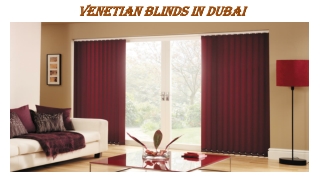 Venetian Blinds Dubai