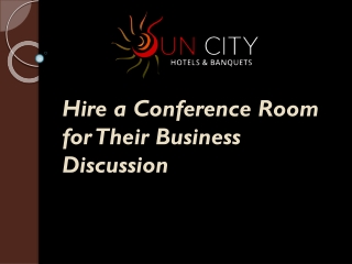 Hire a Best Conference Room in Bhubaneswar