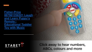 Fisher-Price 887961256321 Laugh and Learn Puppy's Remote | Educational Toys