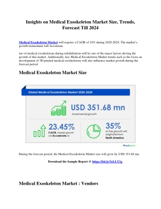 Insights on Medical Exoskeleton Market Size