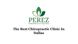 The Best Chiropractic Clinic In Dallas _ Chiropractor in Dallas