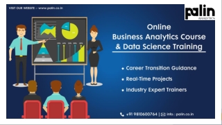 Online Business Analytics Course and Data Science Training