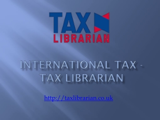 International Tax - Tax Librarian