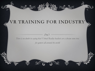 Yeppar | VR Training for Industry