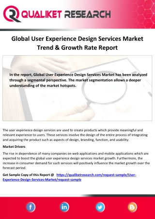 Global  User Experience Design Services MarketTop Competitors, Application
