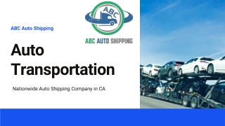 Best Auto Transportation Services in the USA – ABC Auto Shipping