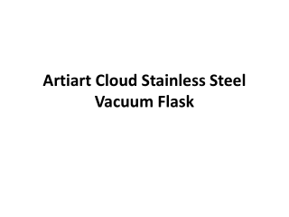 Artiart Cloud Stainless Steel Vacuum Flask