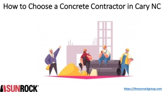 How to Choose a Concrete Contractor