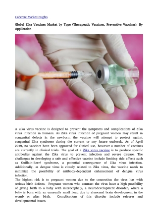 Zika Vaccines Market30